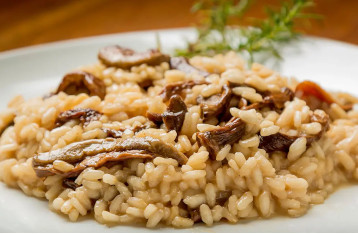 Risotto de setas de temporada