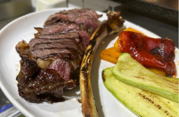 Chuletón o lomo wagyu al grill