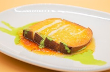 Queso ahumado a la plancha