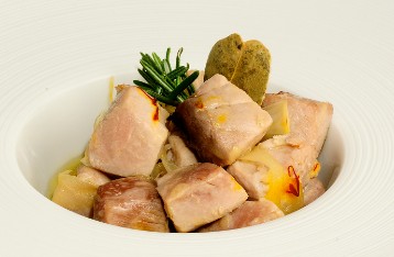 Atún en escabeche palmero