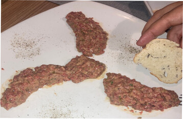 Steak tartar de buey