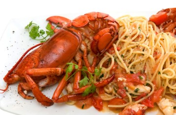 Espaguetis con bogavante