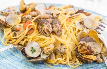 Espaguetis a la marinera