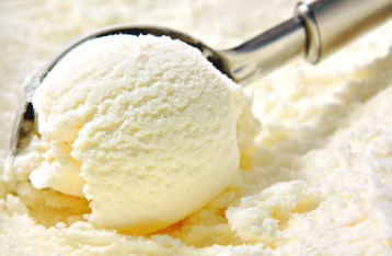 Helado de vanilla